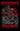Monsters collector's print: DEADGRACE logo over a red-haired rider on a dragon fighting a horned beast