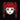 DEADGRACE holographic sticker: the die-cut head mark with red braids and X eyes, white border